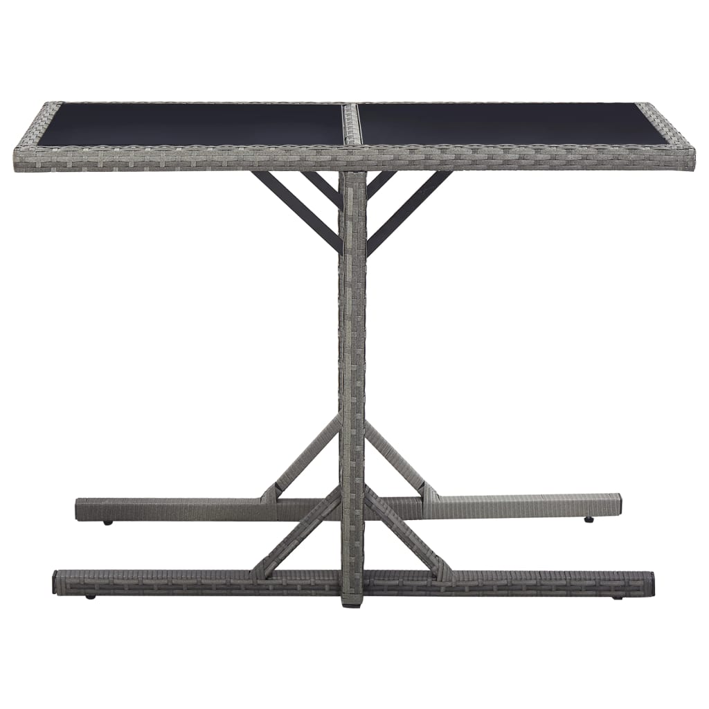 Garden Table Anthracite  Glass