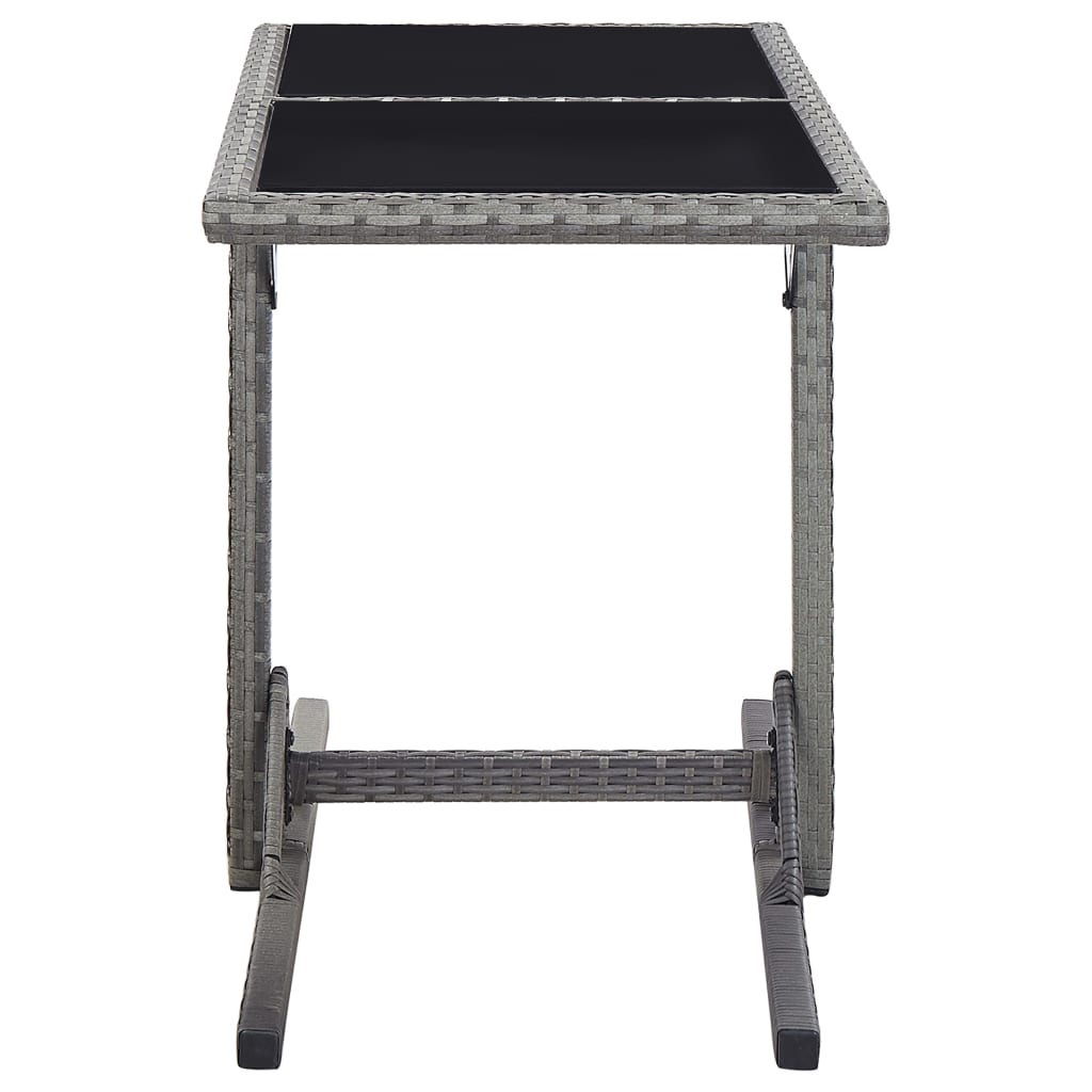 Garden Table Anthracite  Glass