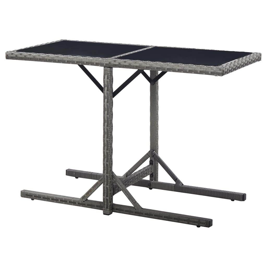 Garden Table Anthracite  Glass