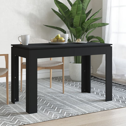 Dining  Table Black  Chipboard