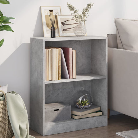 Bookshelf Concrete Grey Chipboard