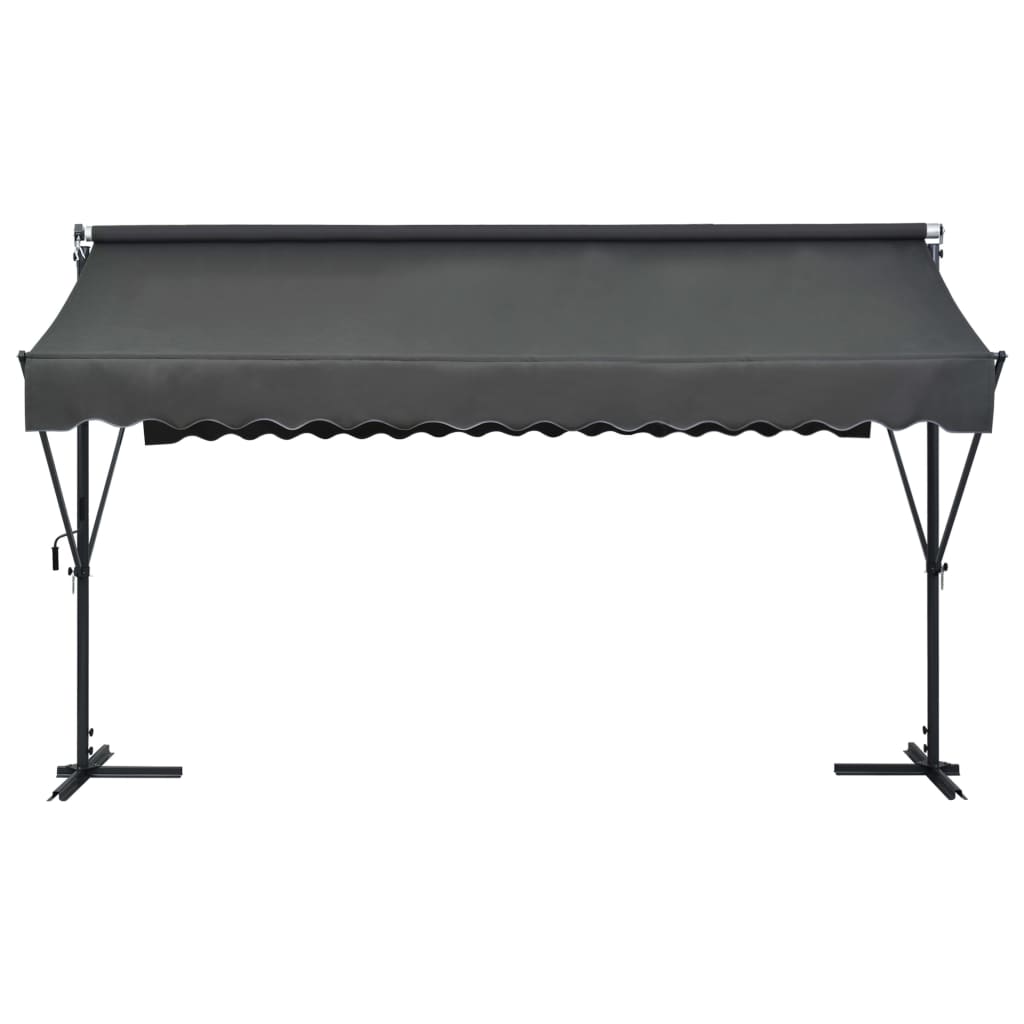 Free Standing Awning Anthracite M