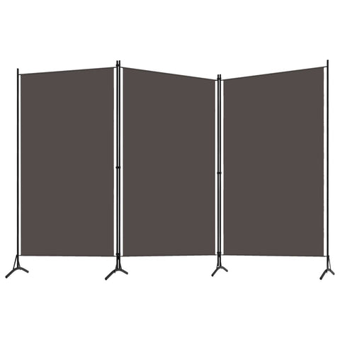 Room Divider Anthracite (3-Panel)