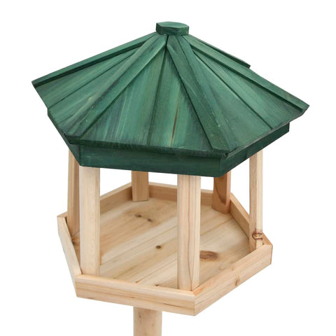 Standing Bird Feeder Solid Firwood