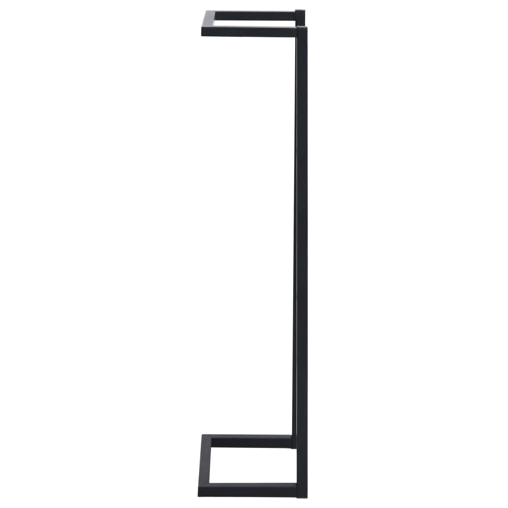 Towel Rack Black Iron