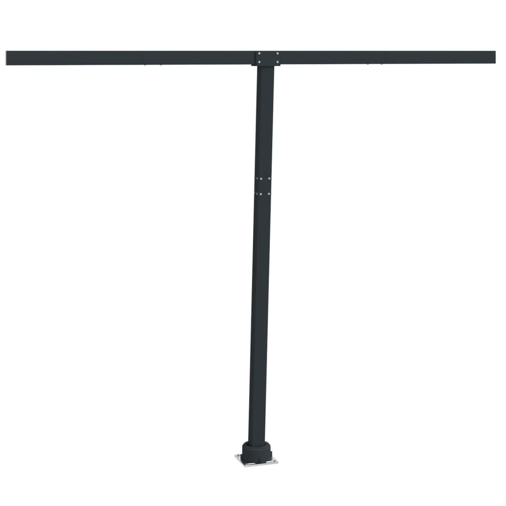 Awning Post Set - Anthracite Iron