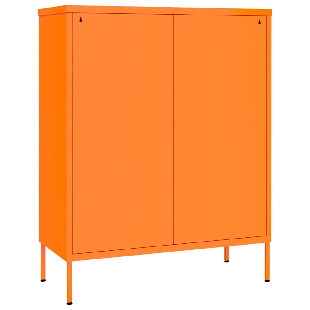 Drawer Cabinet Orange Steel