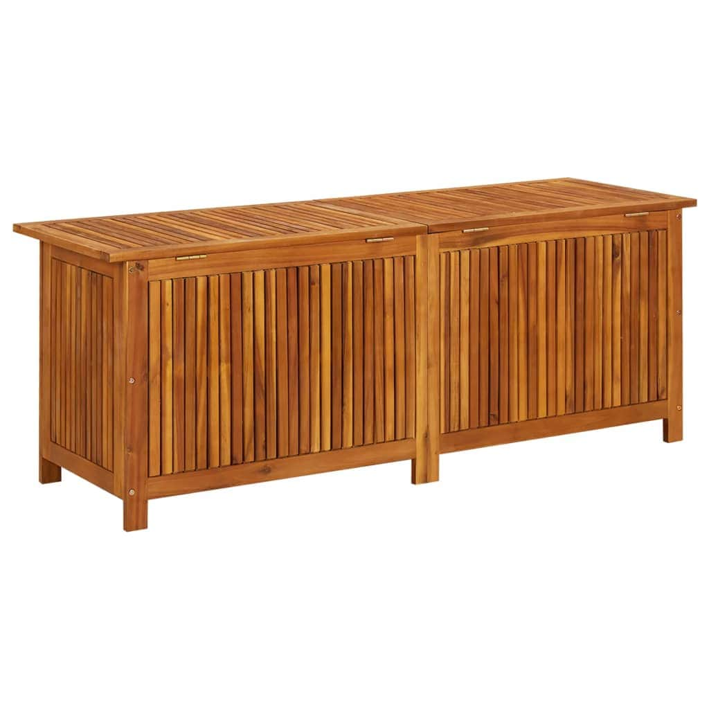 Garden Storage Box Solid Wood Acacia