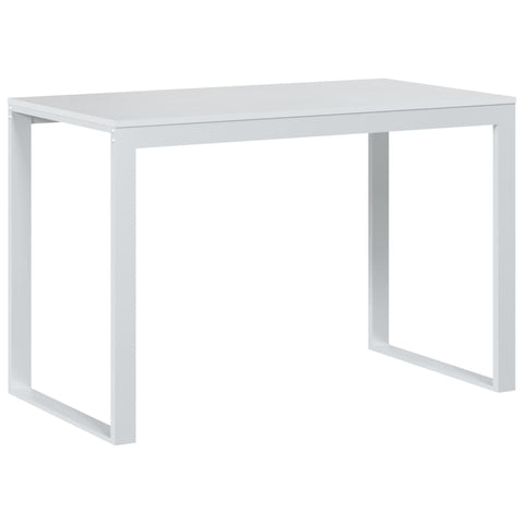 Computer Desk White Engineered Wood