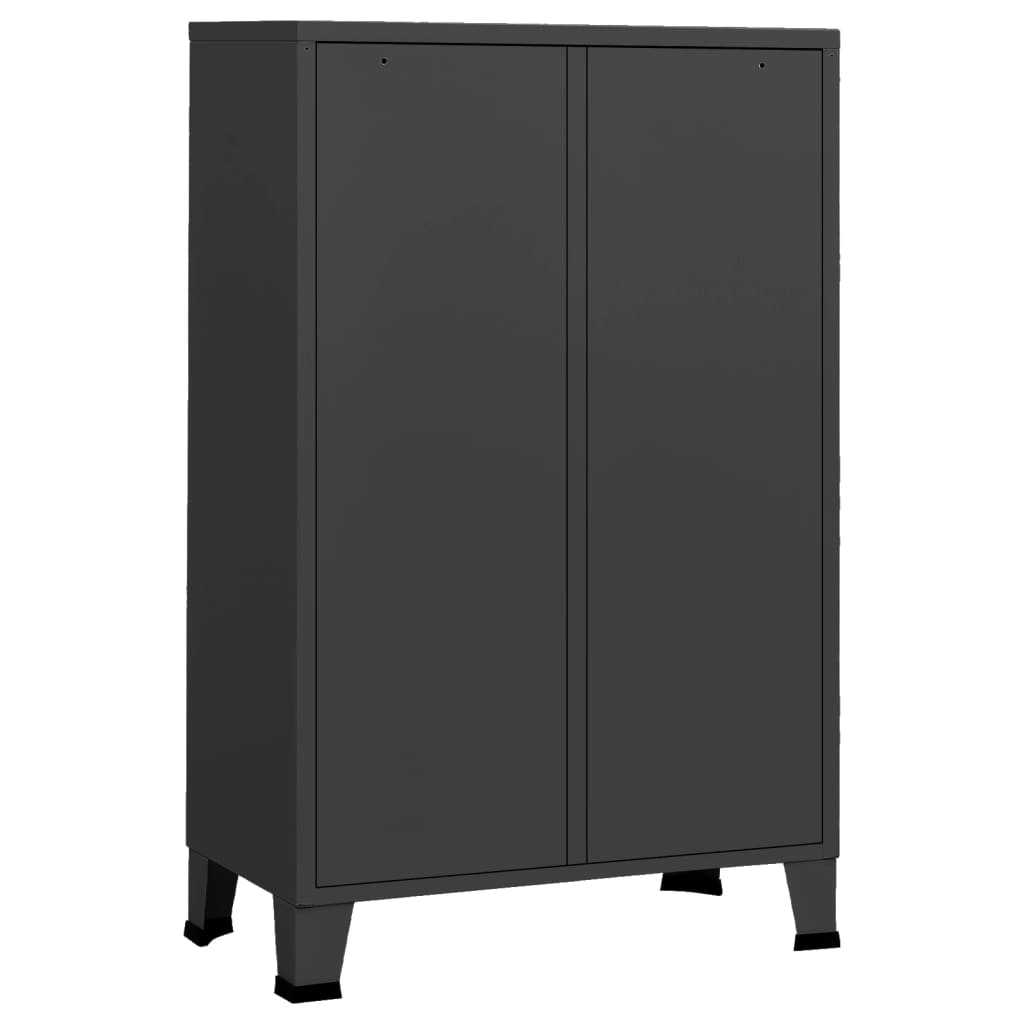 Industrial Wardrobe Anthracite Steel