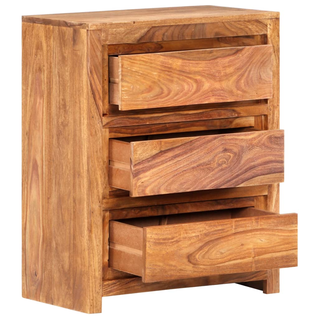 Drawer Cabinet  Solid Wood Acacia