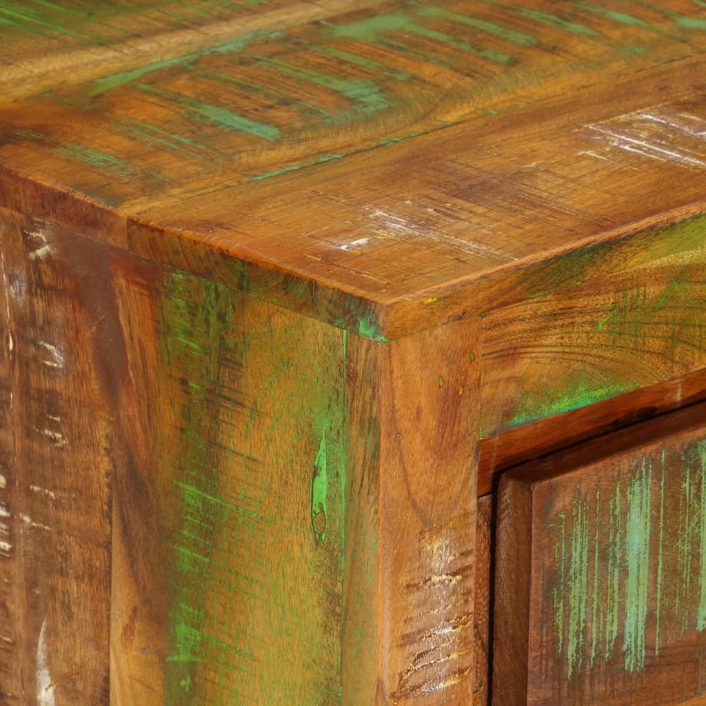 Drawer Cabinet Multicolour Solid Wood Reclaimed