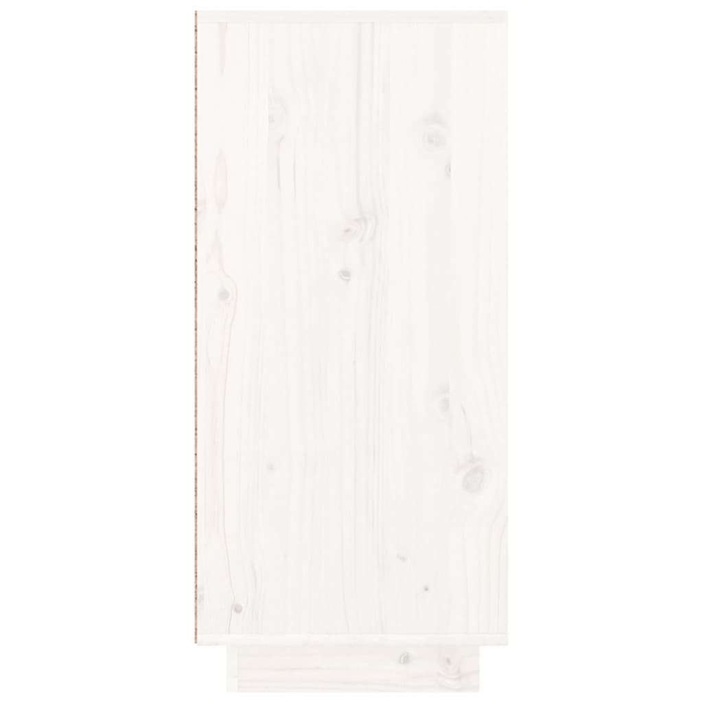 Sideboard White Solid Wood Pine