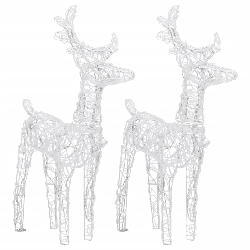 Reindeers& Sleigh Christmas Decoration 320 LEDs Acrylic