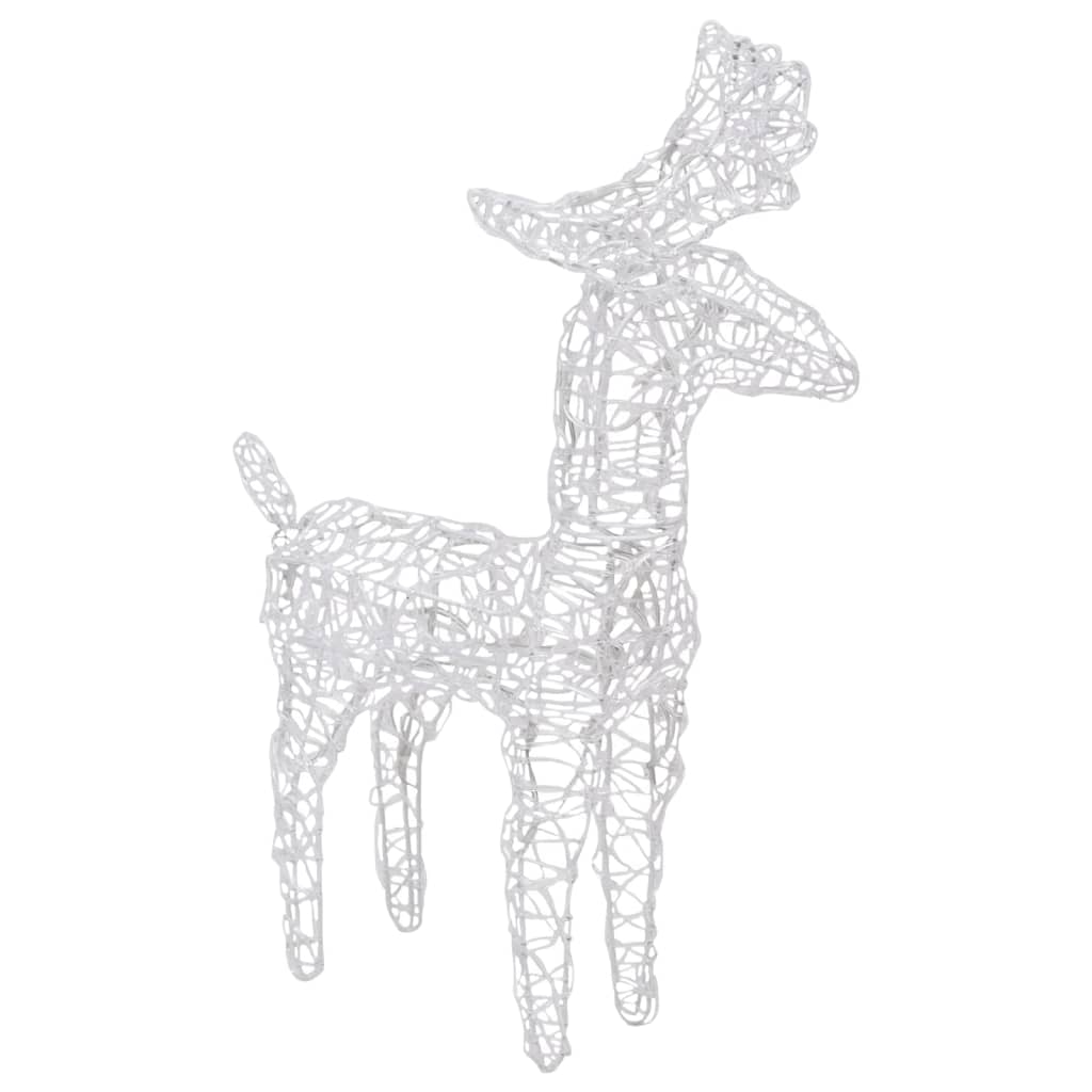 Reindeers & Sleigh Christmas Decoration 320 LEDs Acrylic