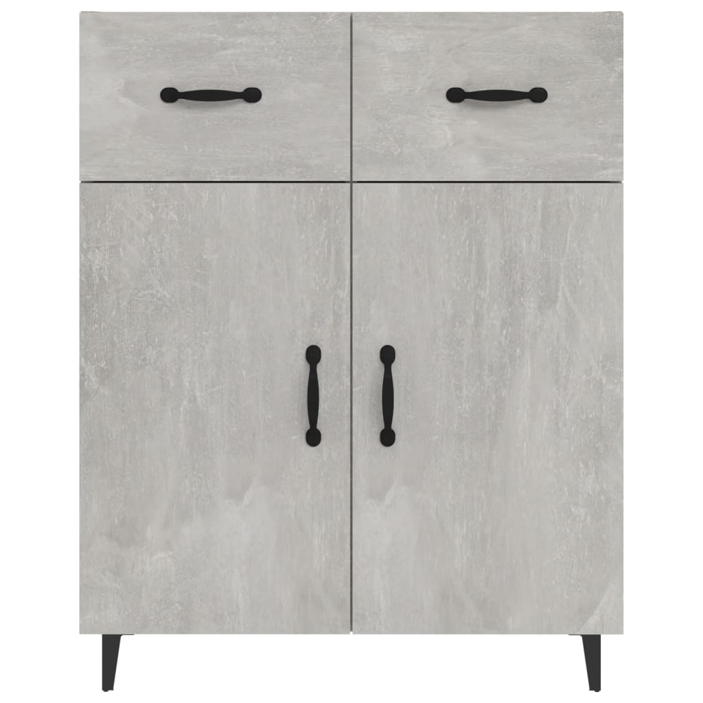 Sideboard Concrete Grey Engineered Wood