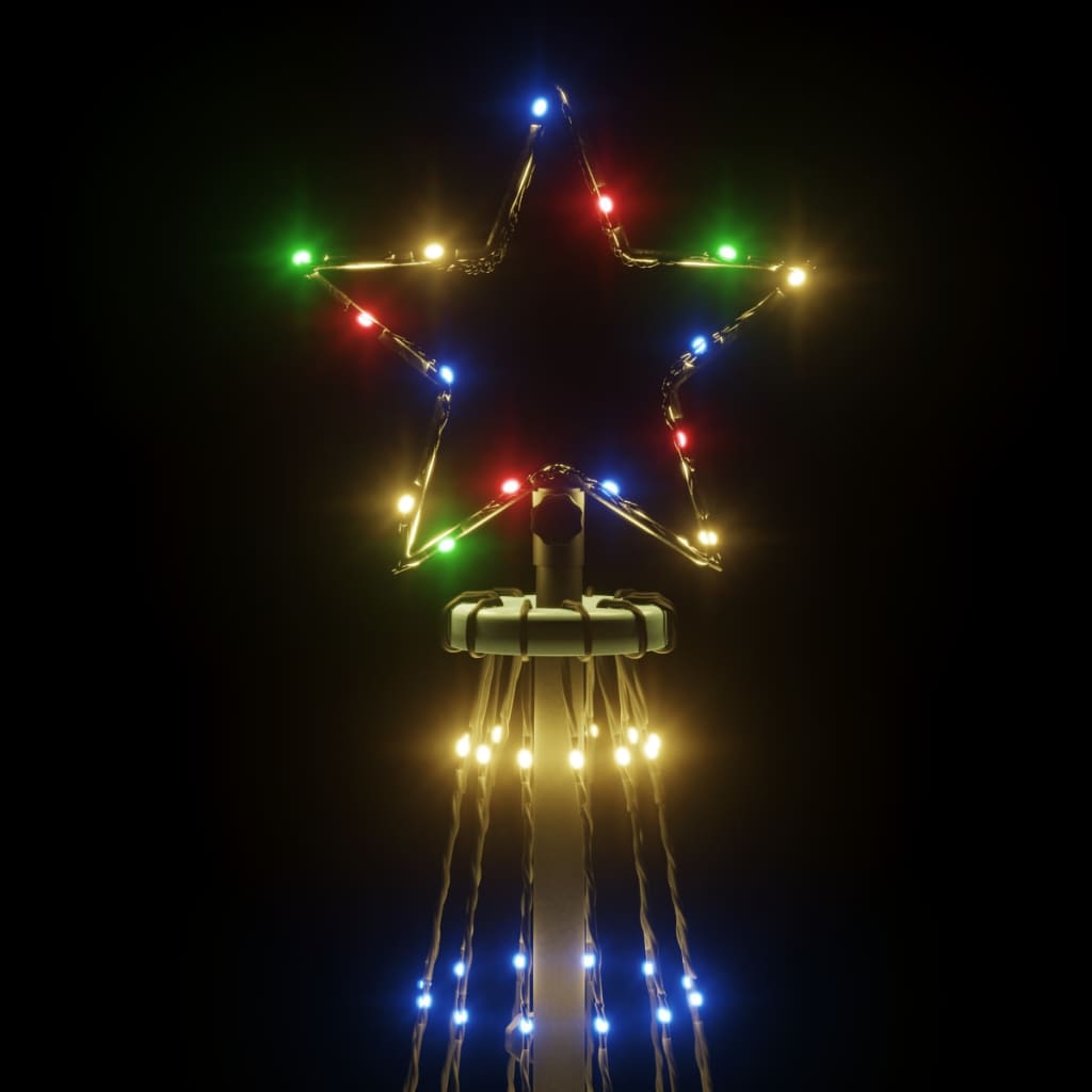 Christmas Tree with Spike Colourful 108 LEDs