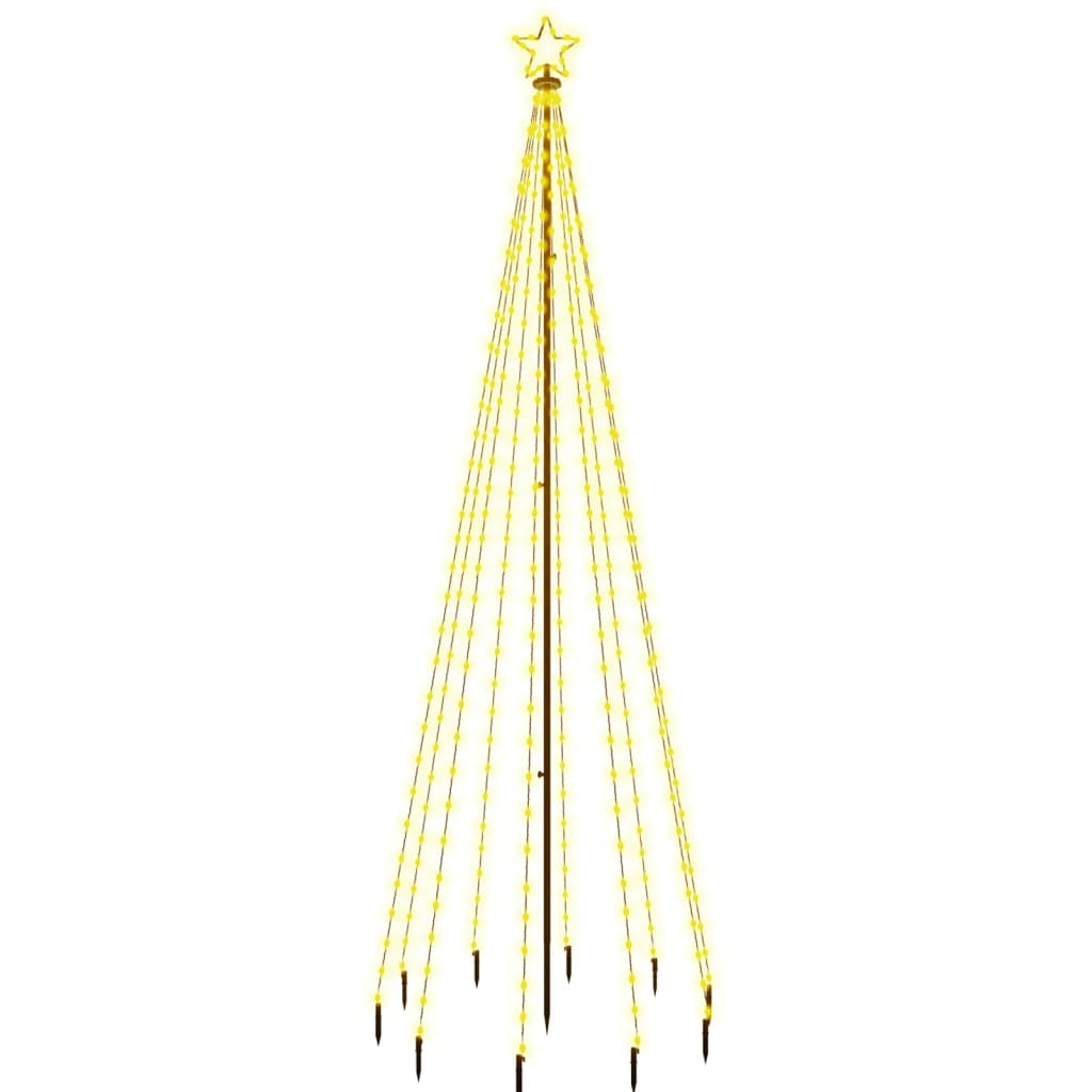 Christmas Tree with Spike Warm White 310 LEDs 300 cm