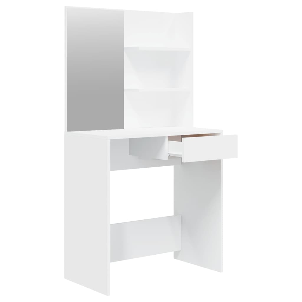 Dressing Table Set White