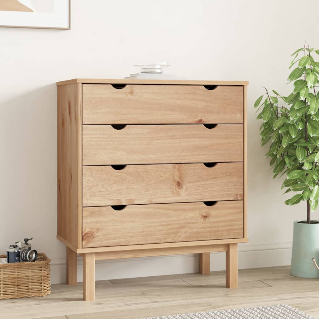 Drawer Cabinet OTTA Solid Wood Pine