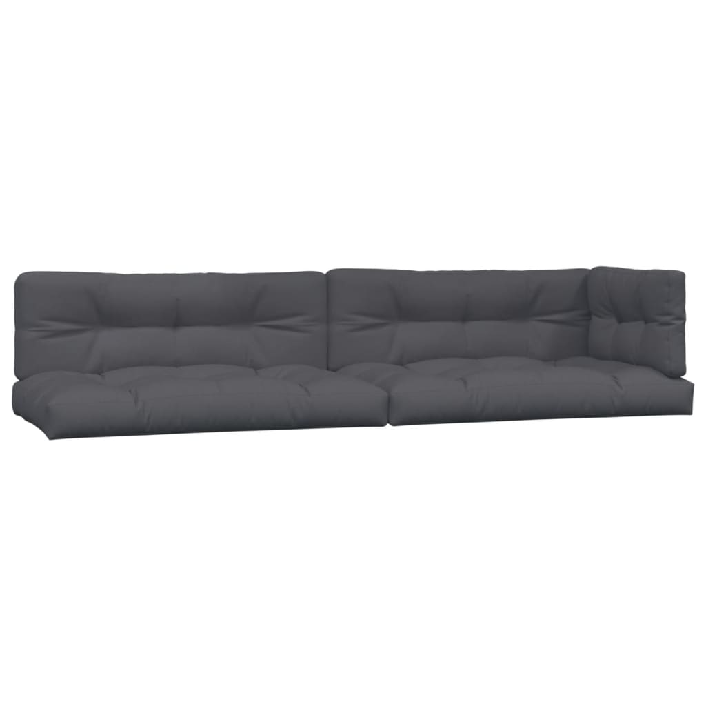 Pallet Cushions 5 pcs Anthracite Fabric