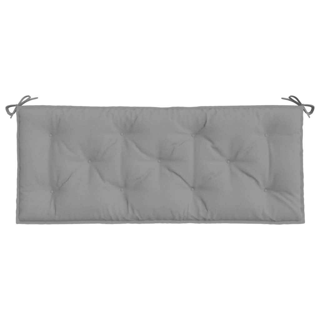 Garden Bench Cushions 2pcs Grey Oxford - Fabric