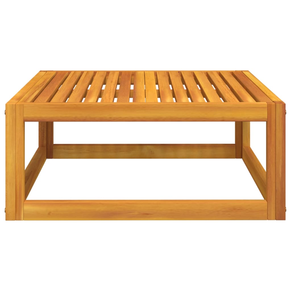 Acacia Wood Square Coffee Table