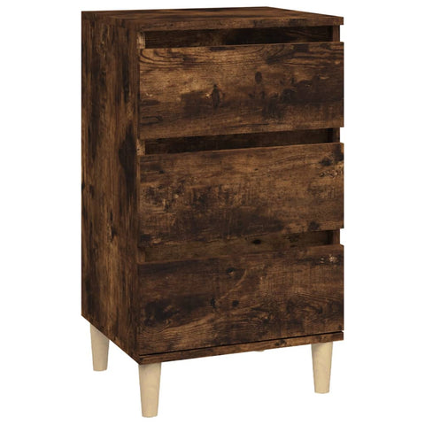 White Engineered Wood Bedside Cabinet