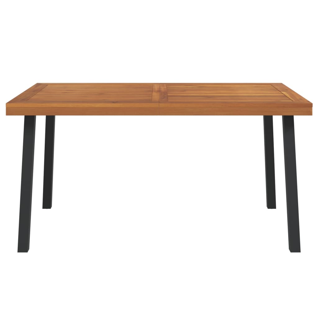 Elevate Your Outdoors: Solid Wood Acacia Garden Table