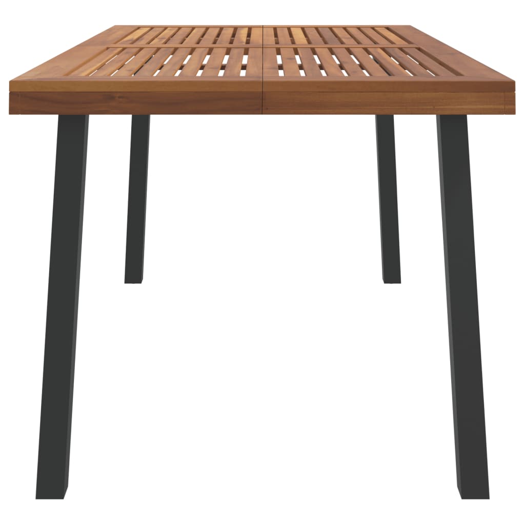 Elevate Your Outdoors: Solid Wood Acacia Garden Table