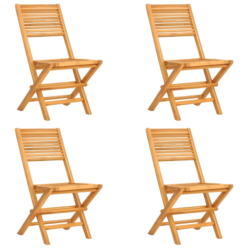 Teak Twilight: 5-Piece Garden Dining Set