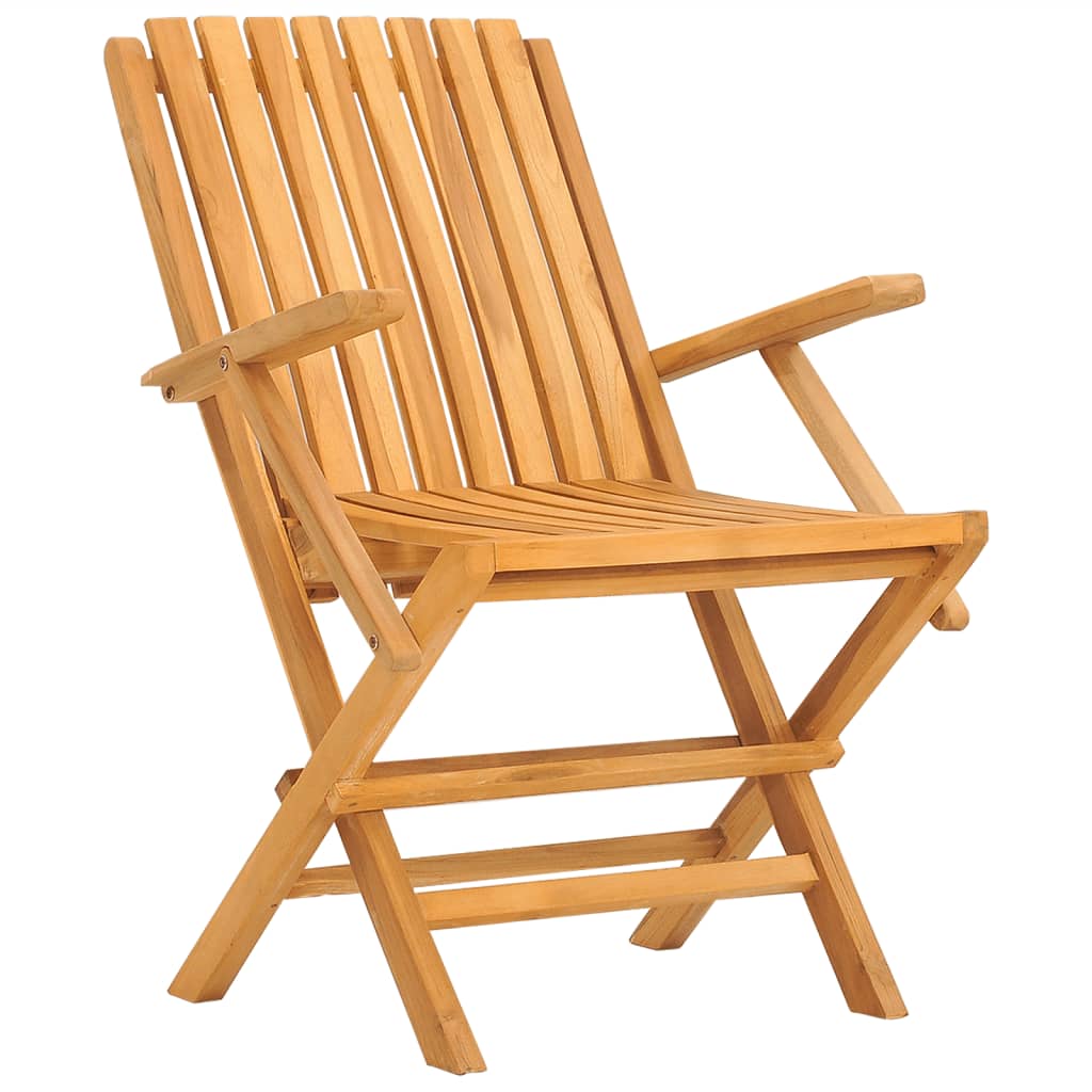 6-Piece Teak Wood Folding Garden Chairs