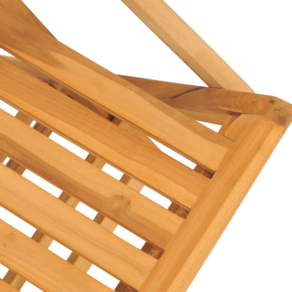 6-Piece Teak Wood Folding Garden Chairs