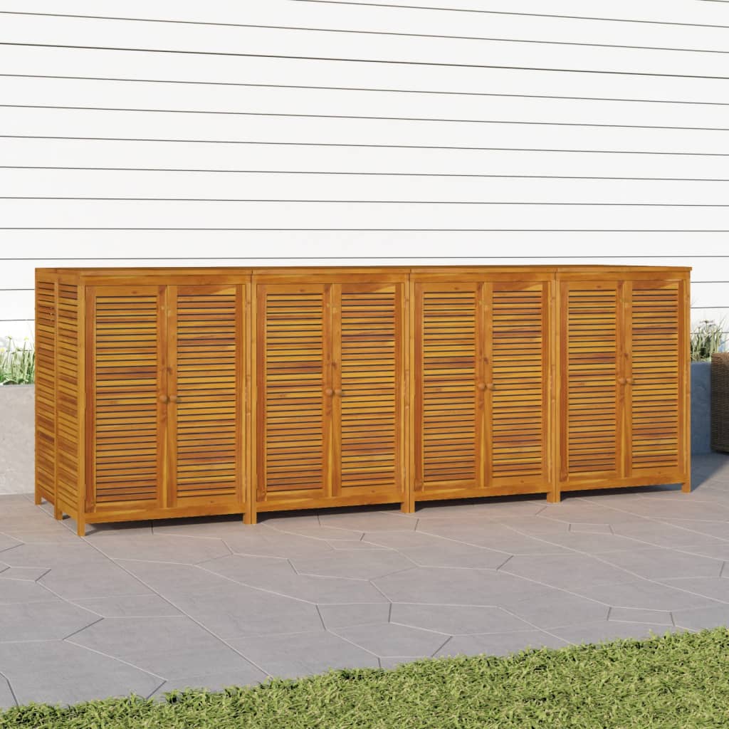 Durable Acacia Wood Garden Storage Box