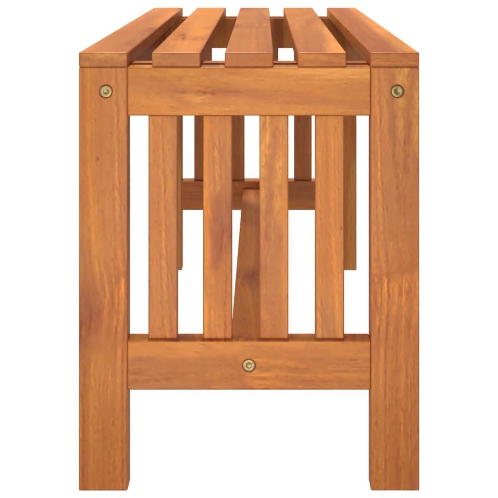 Nature's Retreat: Solid Wood Eucalyptus Garden Bench