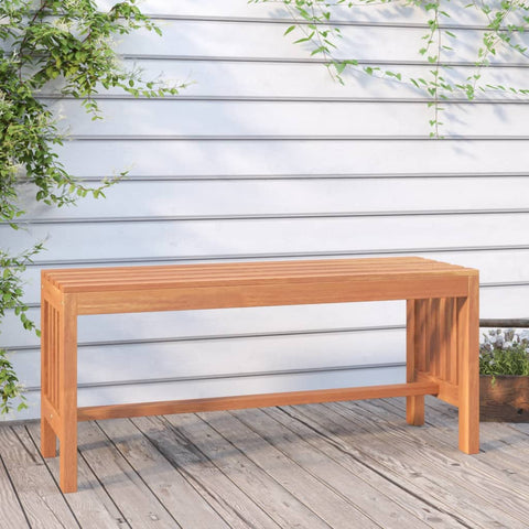 Nature's Retreat: Solid Wood Eucalyptus Garden Bench