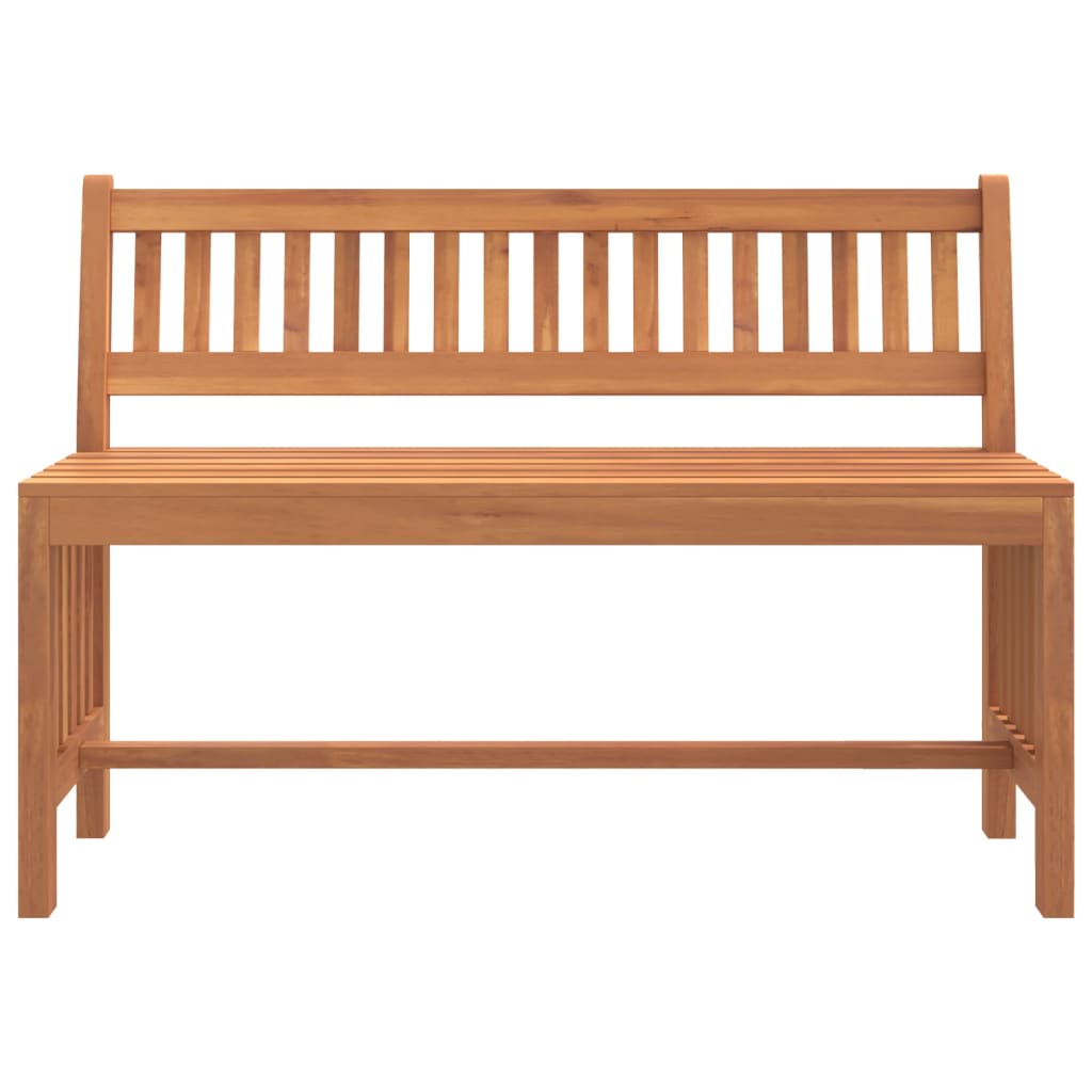 Nature's Retreat: Solid Wood Eucalyptus Garden Bench