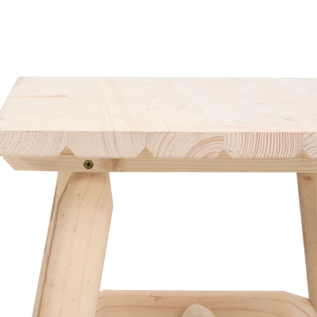 Spruce Wood Side Table