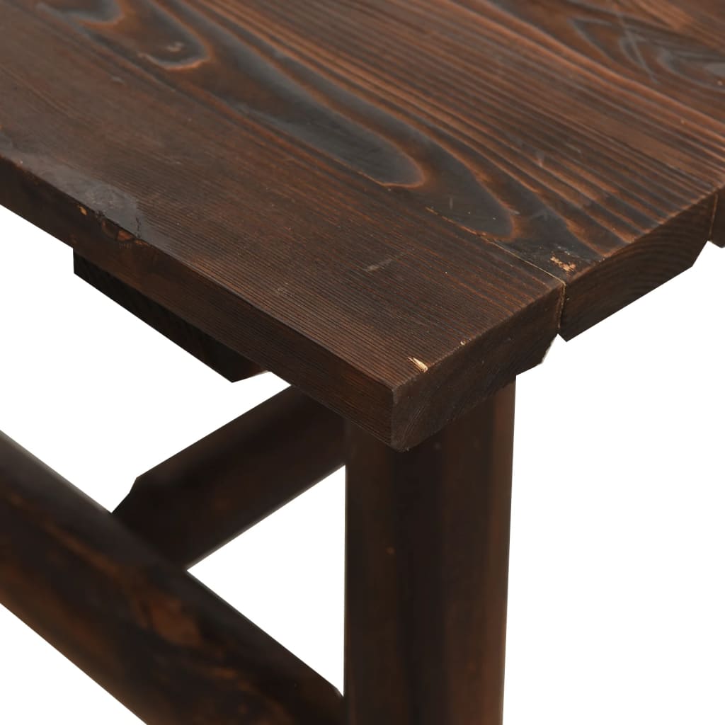 Elegant Spruce Wood Side Table