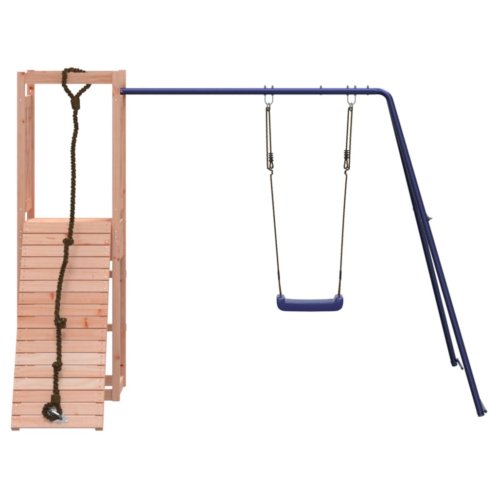 Woodland Adventure: Climbing Wall Swing Playhouse