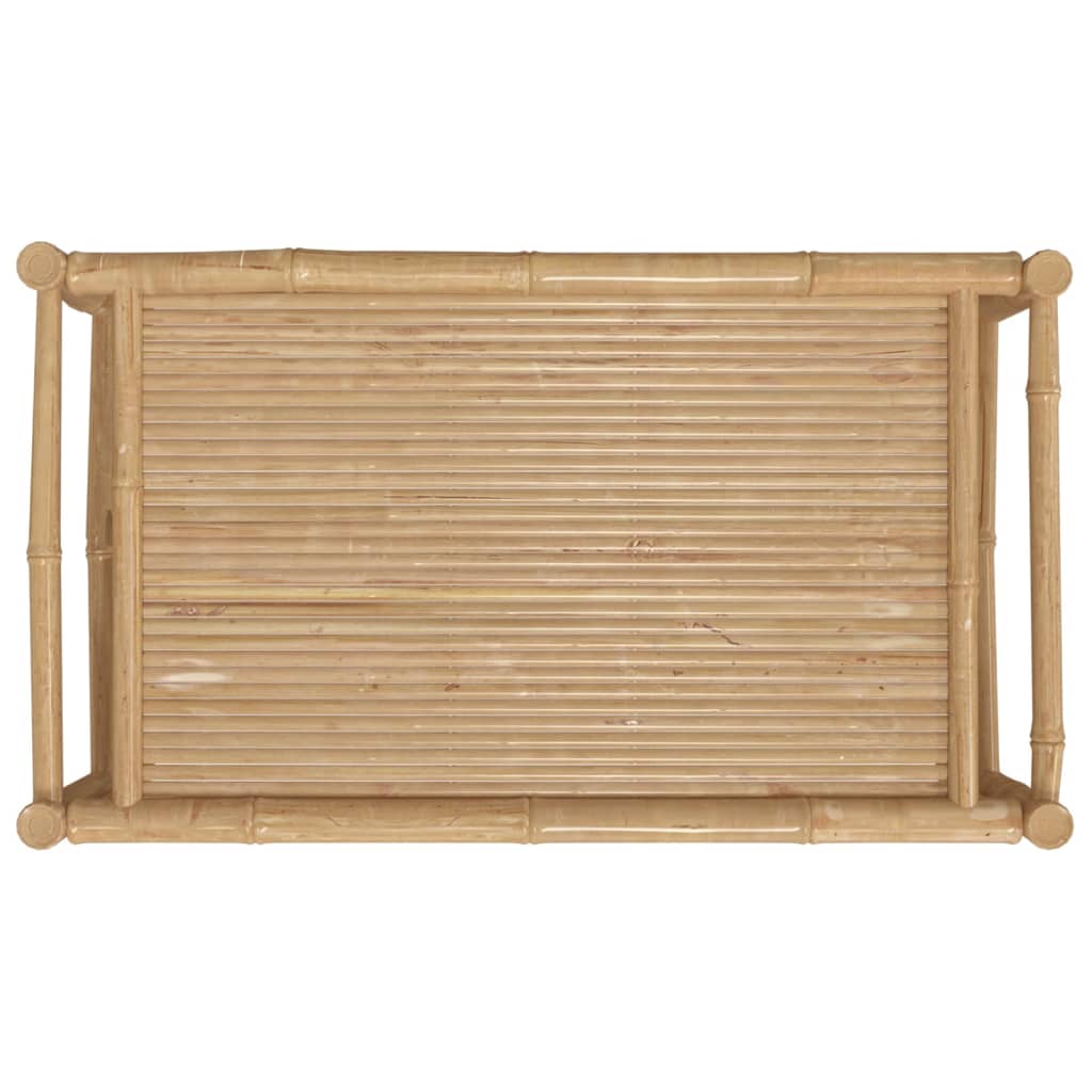 Zen Oasis: Bamboo Garden Coffee Table