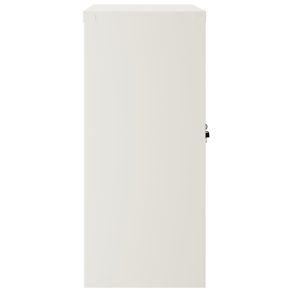 File Cabinet White Steel