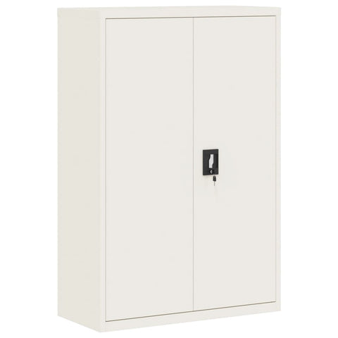 Modern File Cabinet White Steel