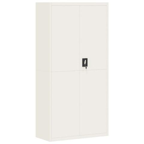 Elegance File Cabinet White Steel