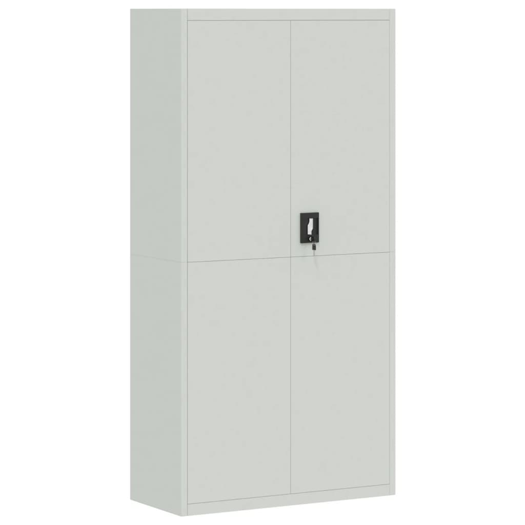 File Cabinet Light Grey Steel