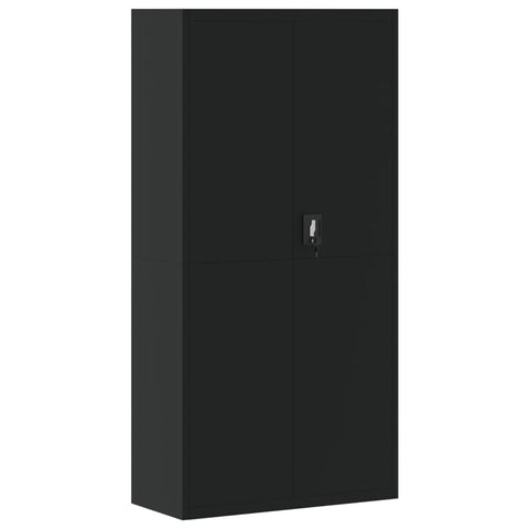 File Cabinet Black Steel