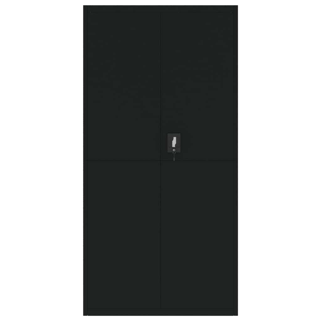 File Cabinet Black Steel