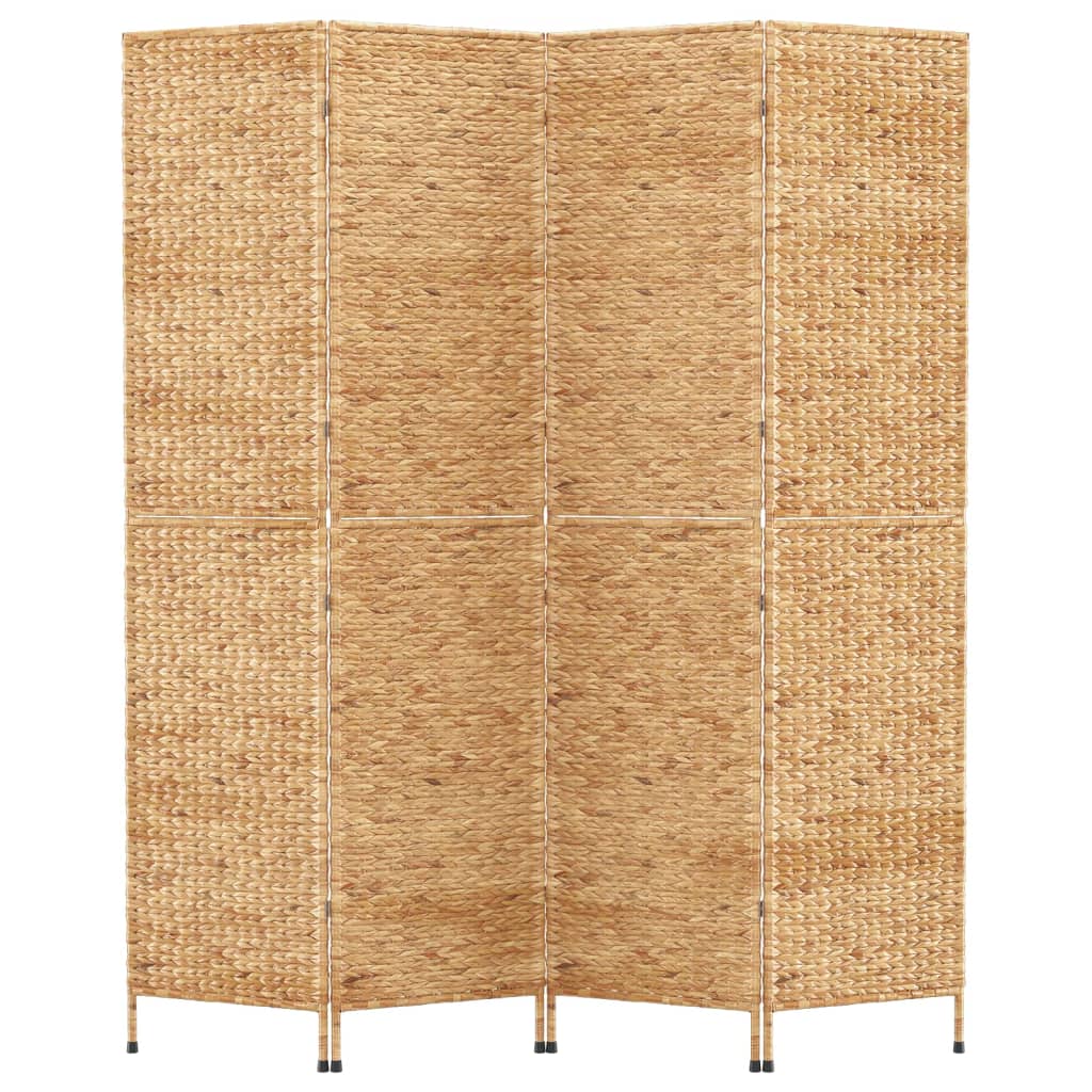 Room Divider 4-Panel Water Hyacinth