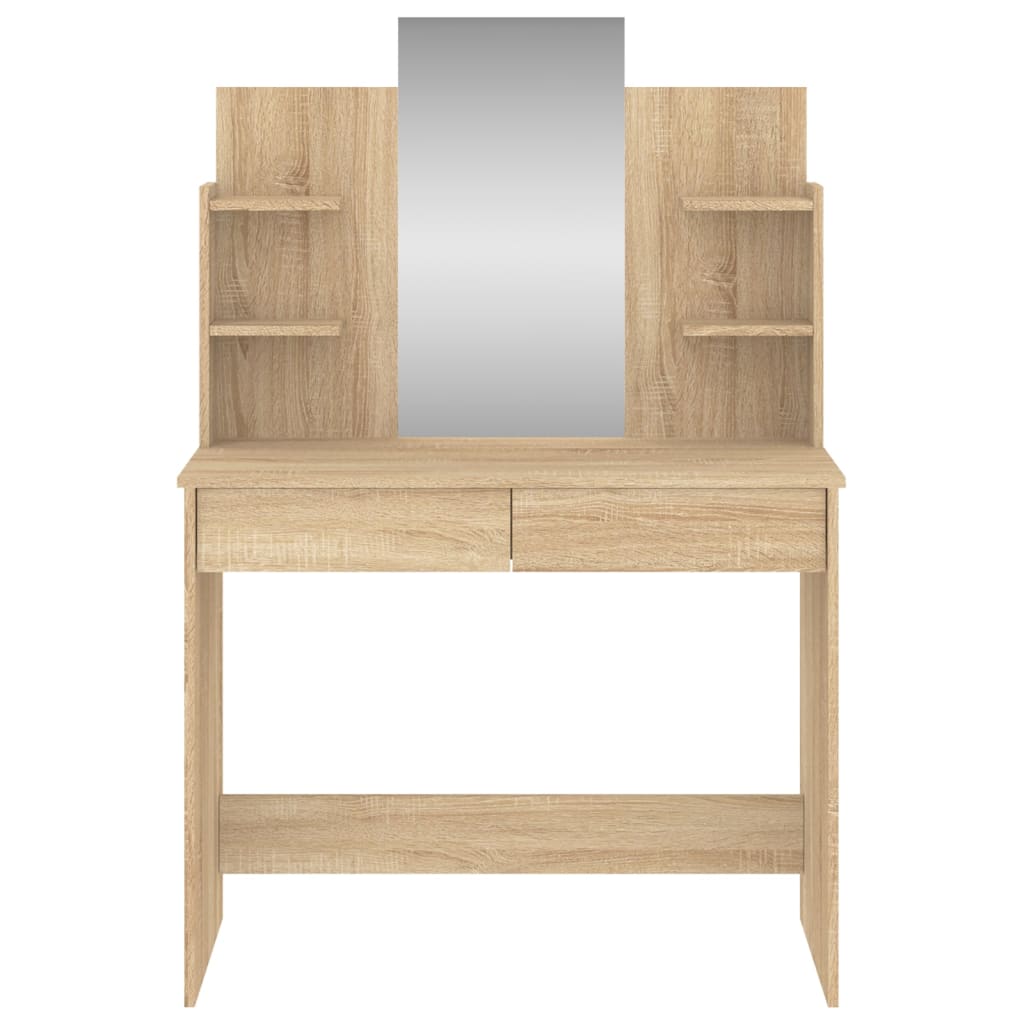 Dressing Table with Mirror Sonoma Oak