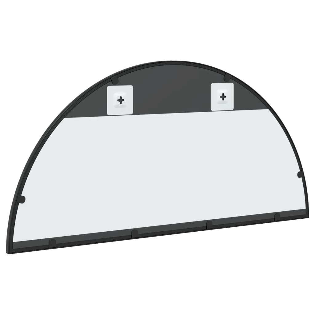 Wall Mirror Black Arch Iron